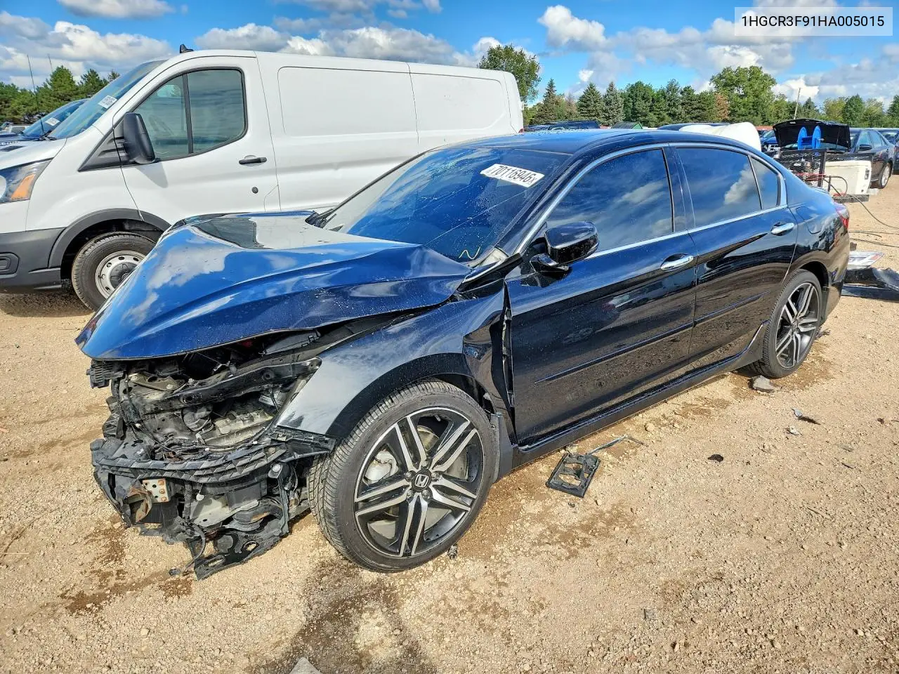 HONDA ACCORD 2017, VIN 1HGCR3F91HA005015