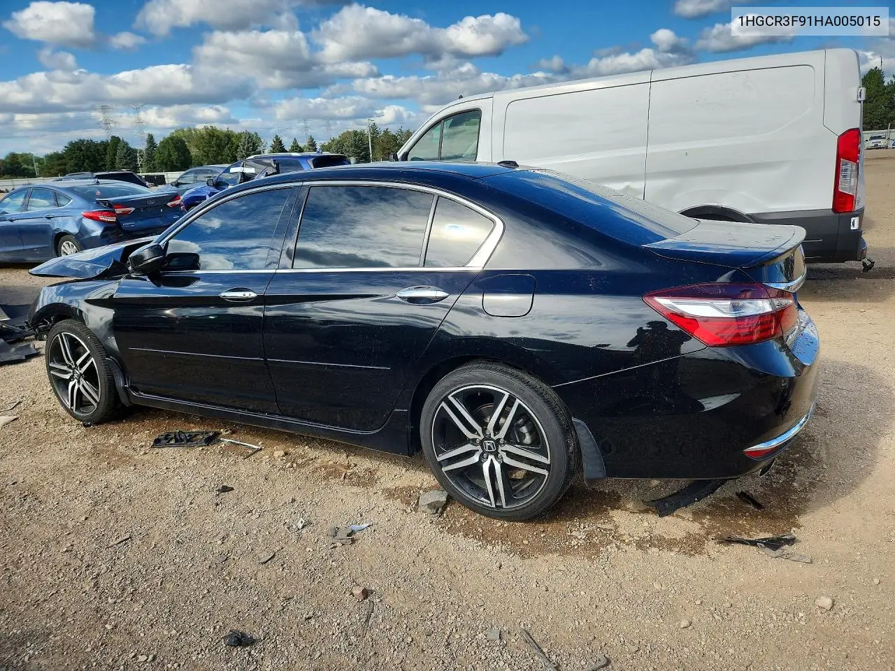 2017 HONDA ACCORD VIN 1HGCR3F91HA005015 — фото 2