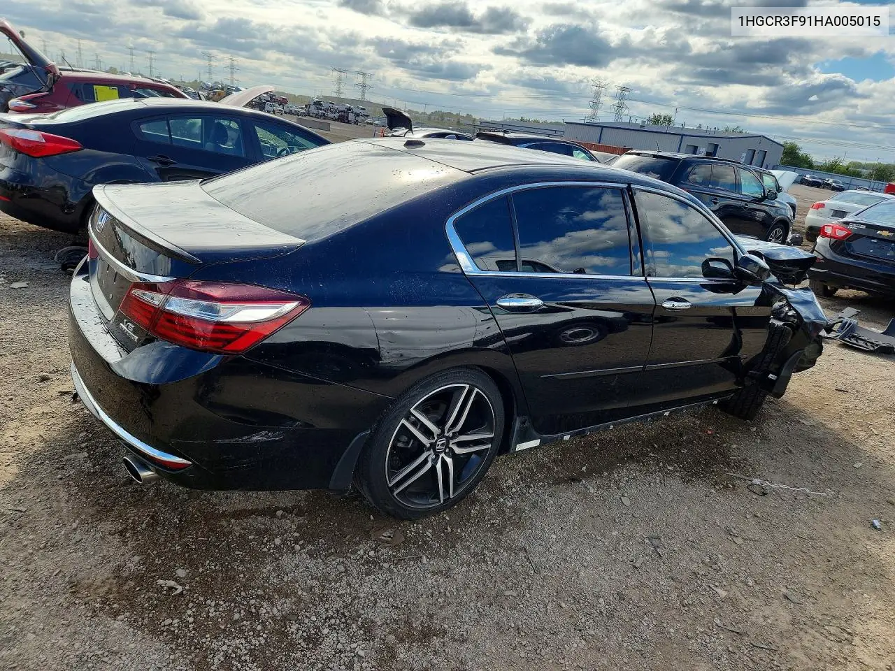 2017 HONDA ACCORD VIN 1HGCR3F91HA005015 — фото 3