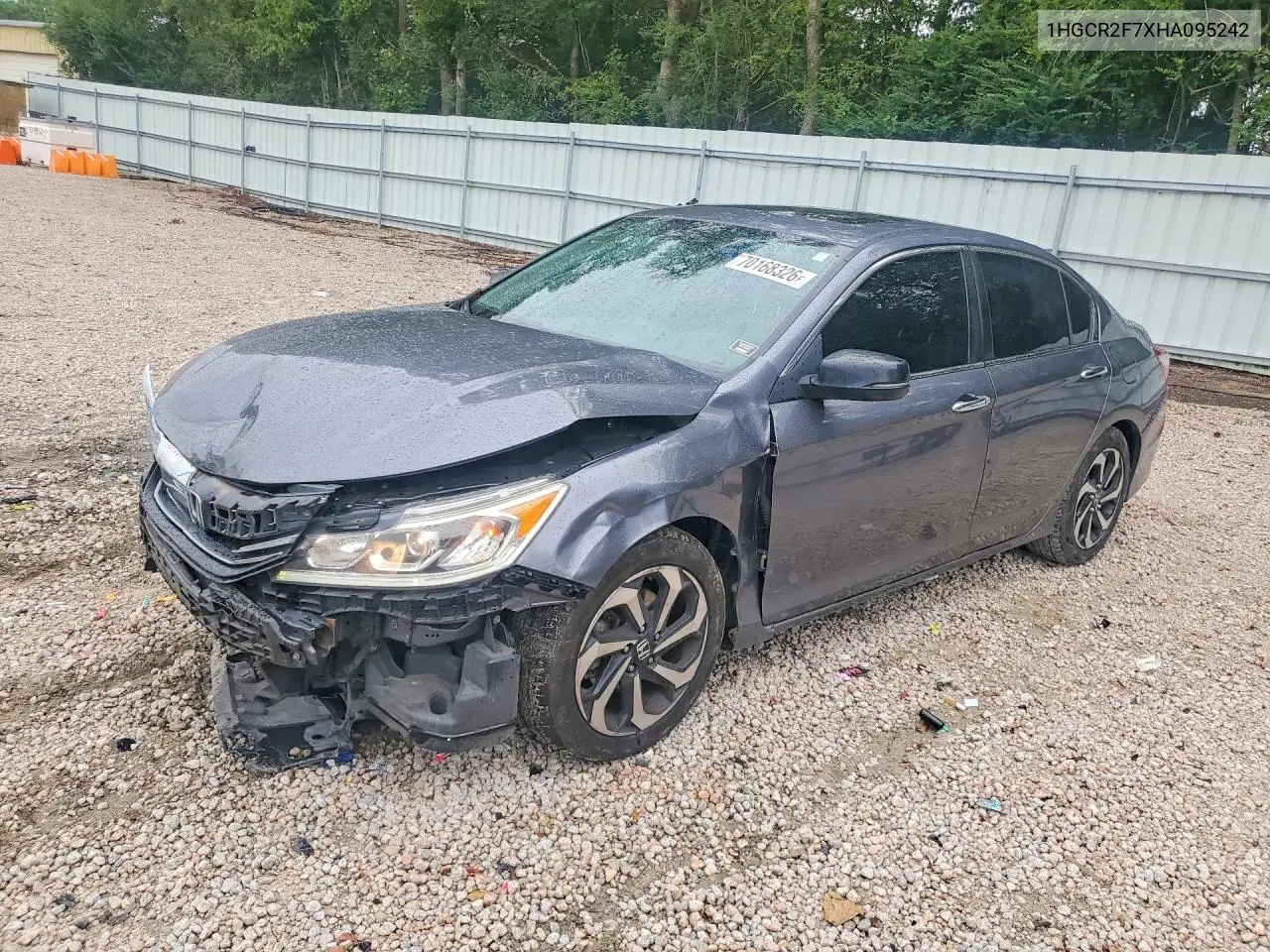 HONDA ACCORD 2017, VIN 1HGCR2F7XHA095242