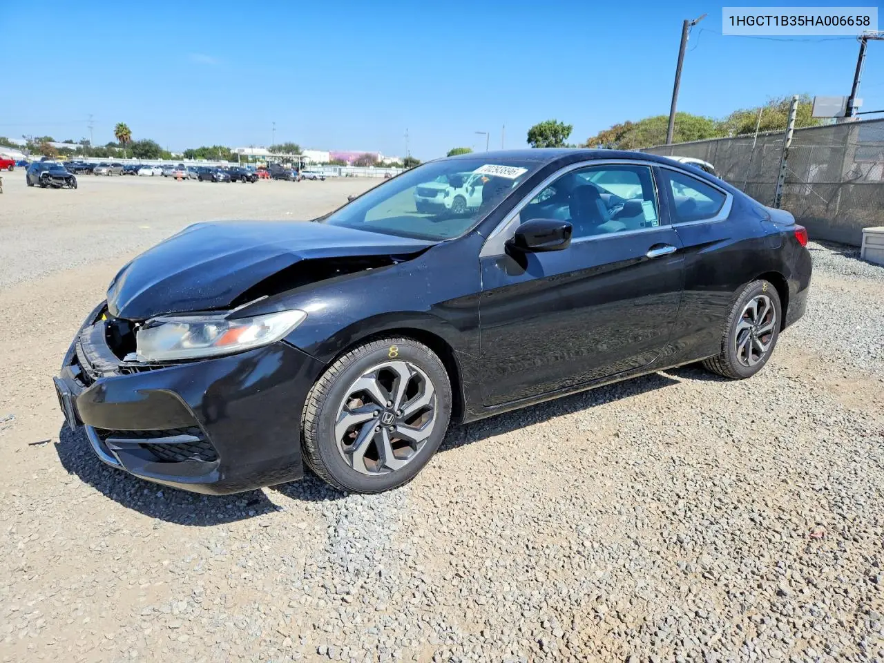 HONDA ACCORD 2017, VIN 1HGCT1B35HA006658