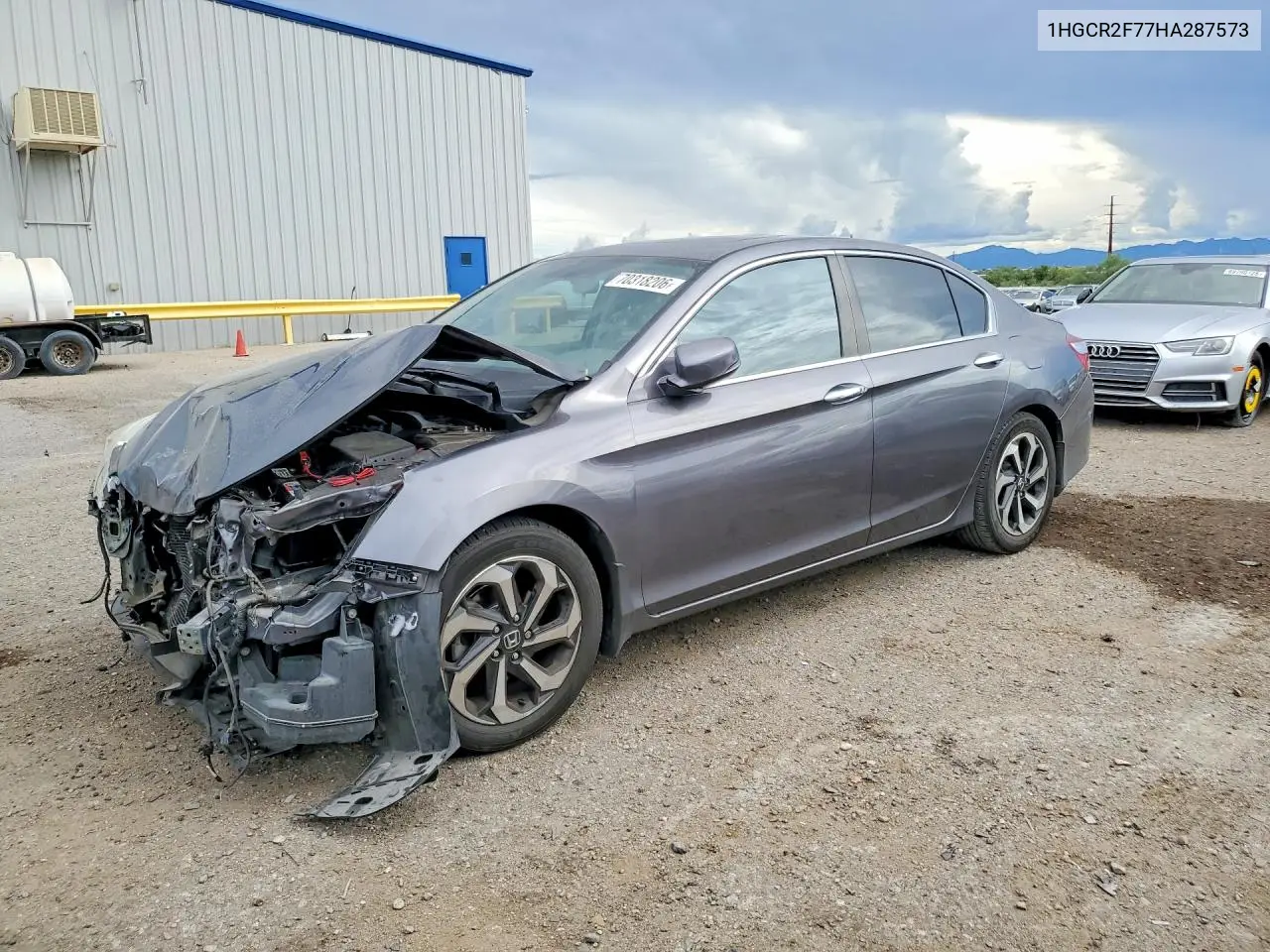 HONDA ACCORD 2017, VIN 1HGCR2F77HA287573