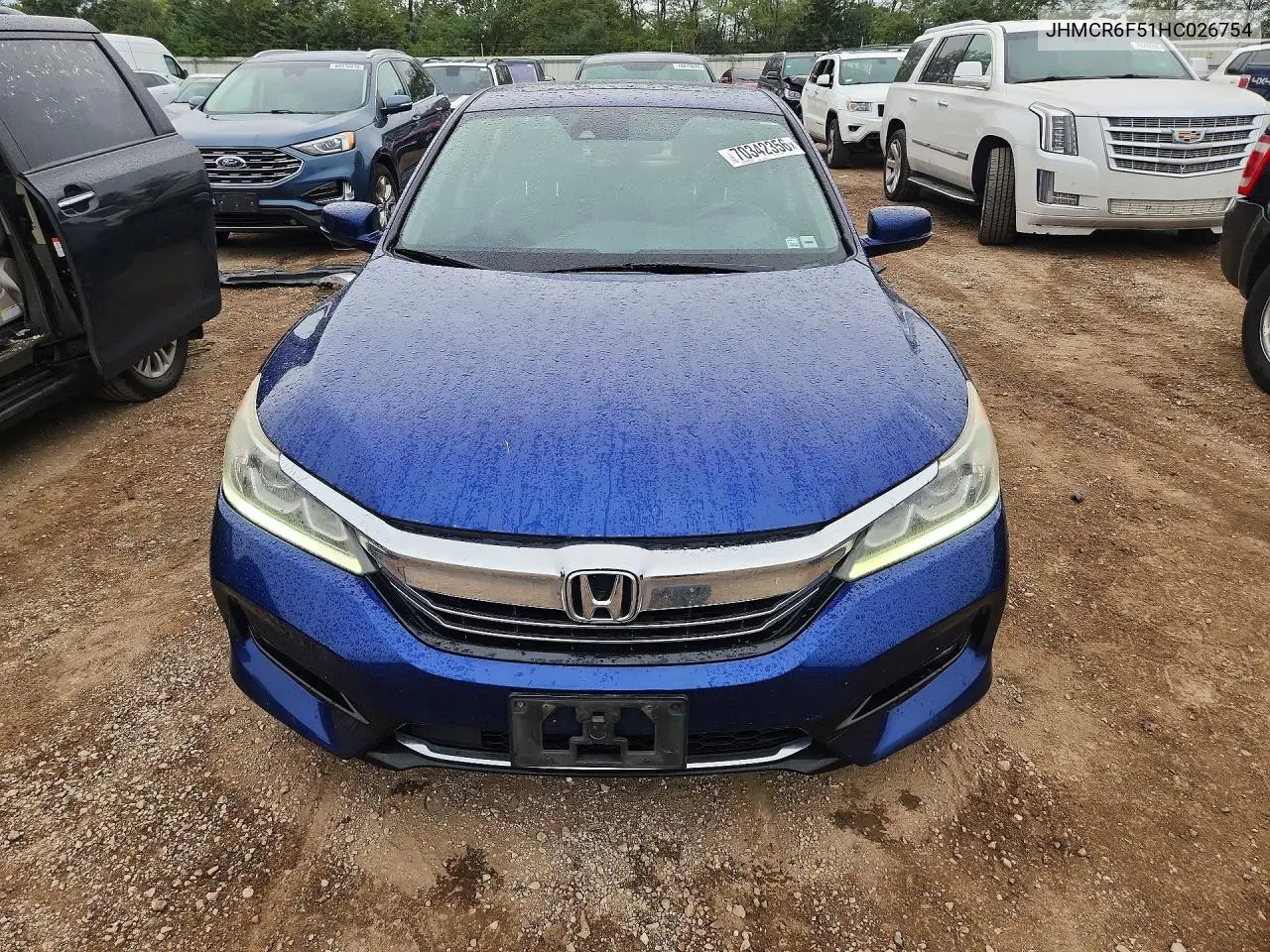 2017 HONDA ACCORD VIN JHMCR6F51HC026754 — фото 5