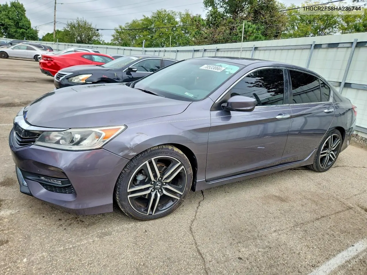 HONDA ACCORD 2017, VIN 1HGCR2F58HA236744