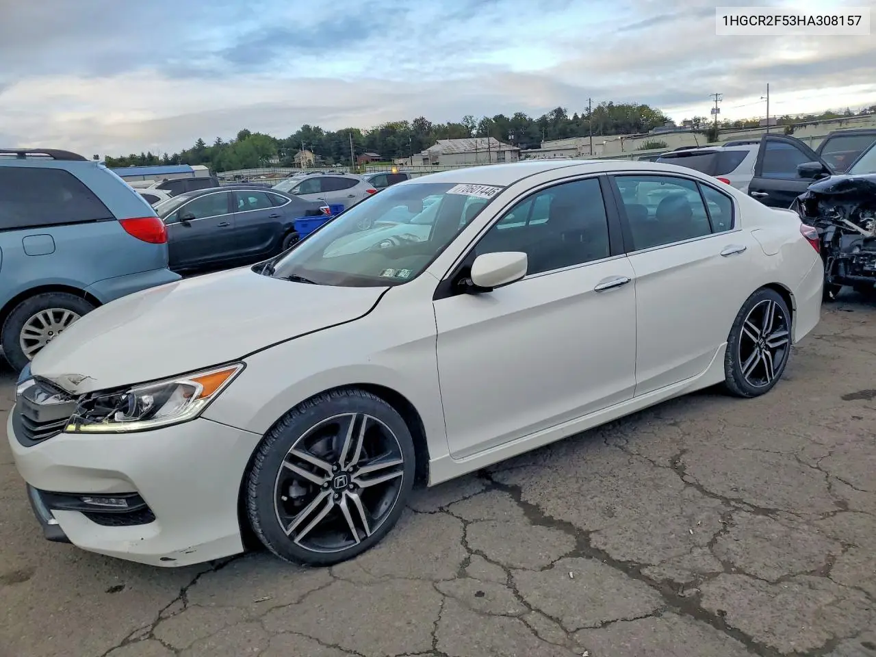 HONDA ACCORD 2017, VIN 1HGCR2F53HA308157
