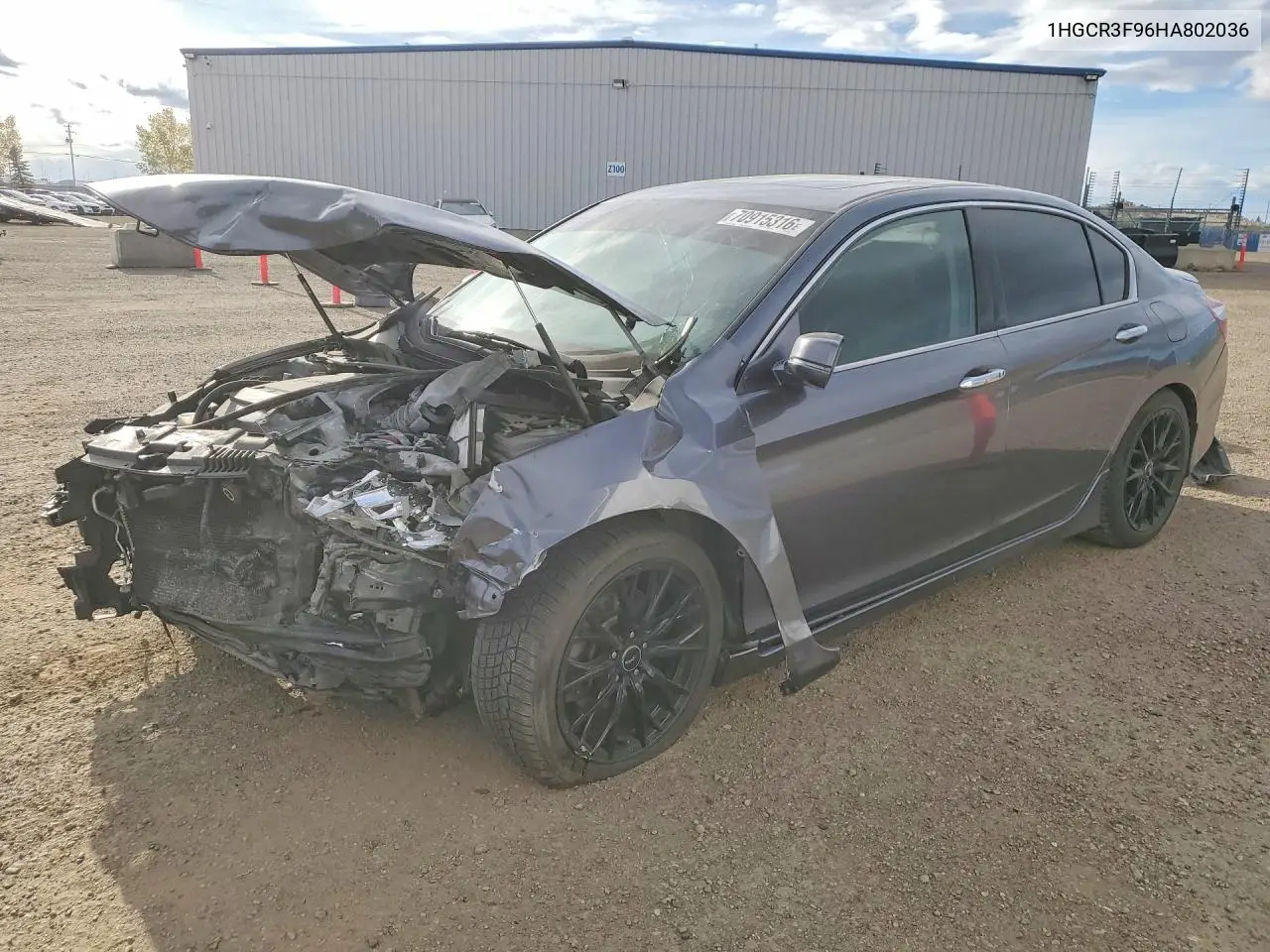 HONDA ACCORD 2017, VIN 1HGCR3F96HA802036