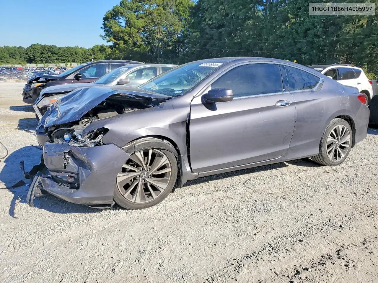 HONDA ACCORD 2017, VIN 1HGCT1B86HA005997