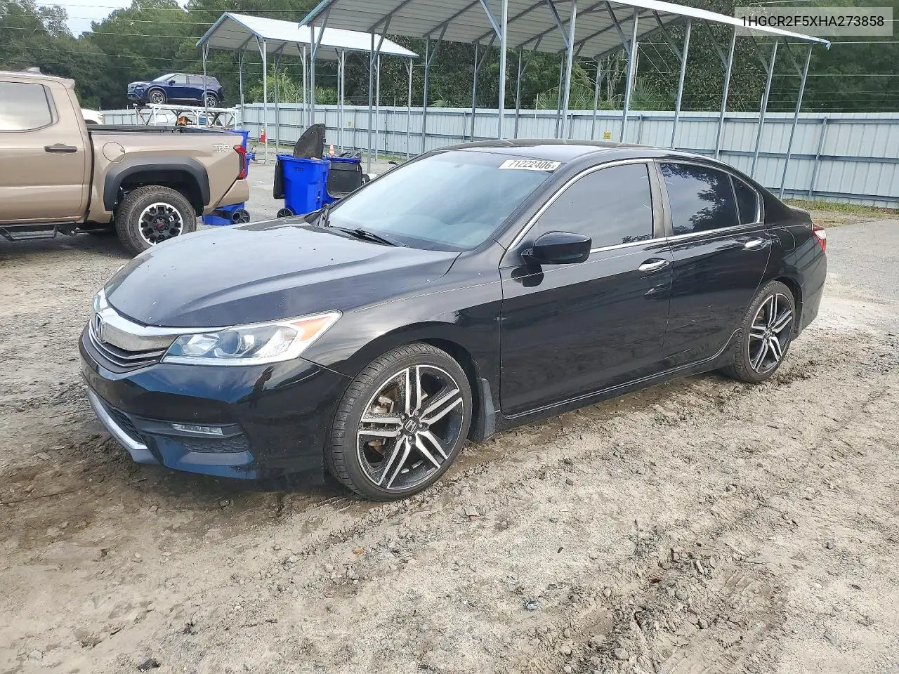 HONDA ACCORD 2017, VIN 1HGCR2F5XHA273858
