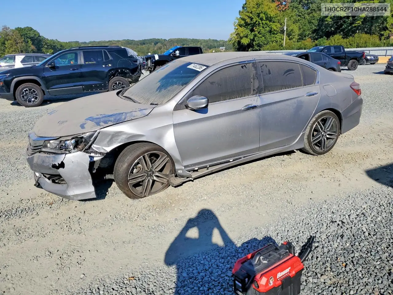HONDA ACCORD 2017, VIN 1HGCR2F10HA288544