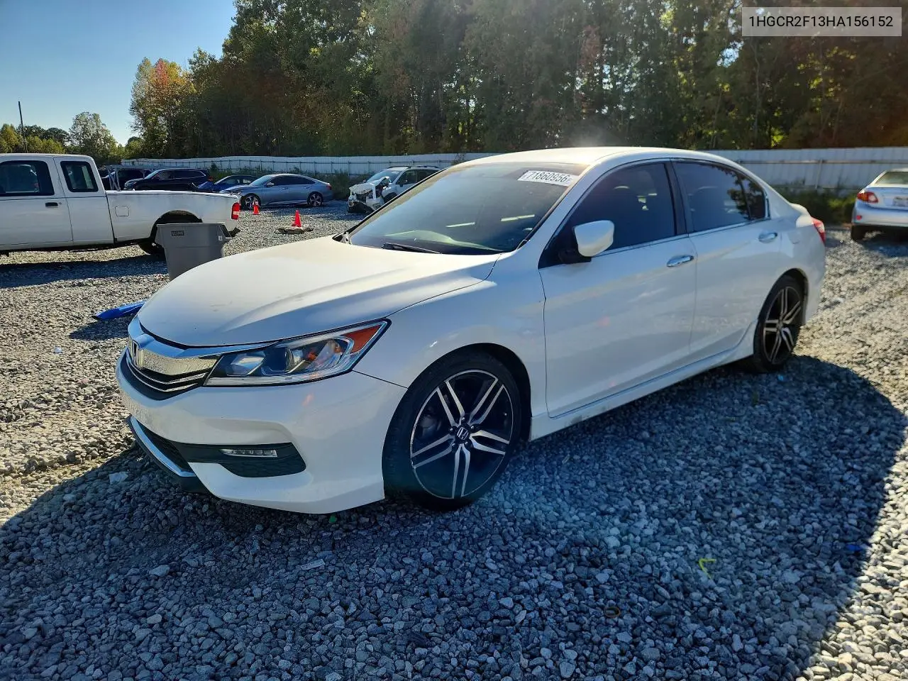 HONDA ACCORD 2017, VIN 1HGCR2F13HA156152