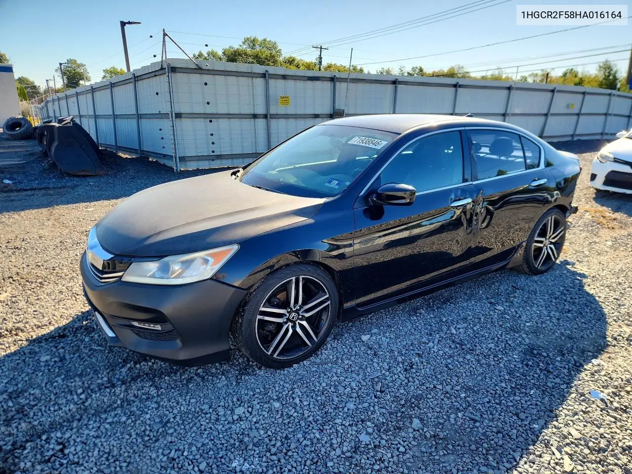 HONDA ACCORD 2017, VIN 1HGCR2F58HA016164