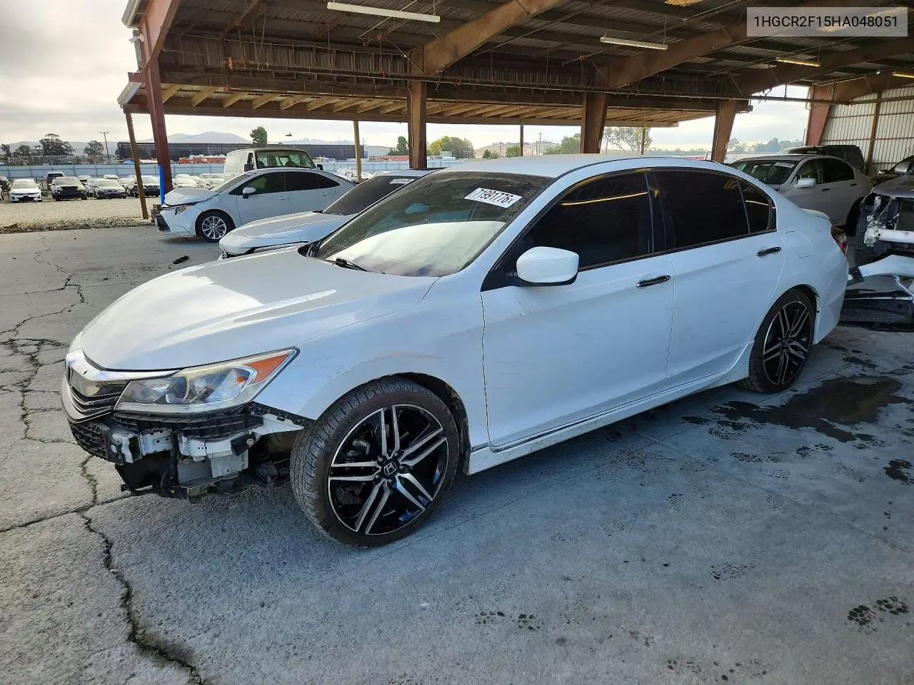 HONDA ACCORD 2017, VIN 1HGCR2F15HA048051