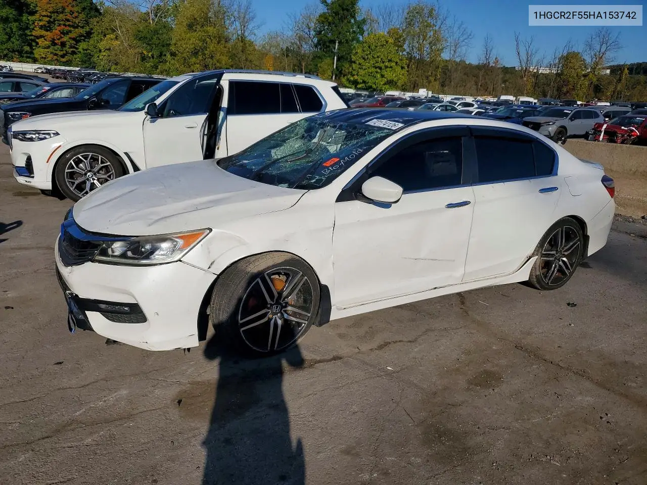 HONDA ACCORD 2017, VIN 1HGCR2F55HA153742