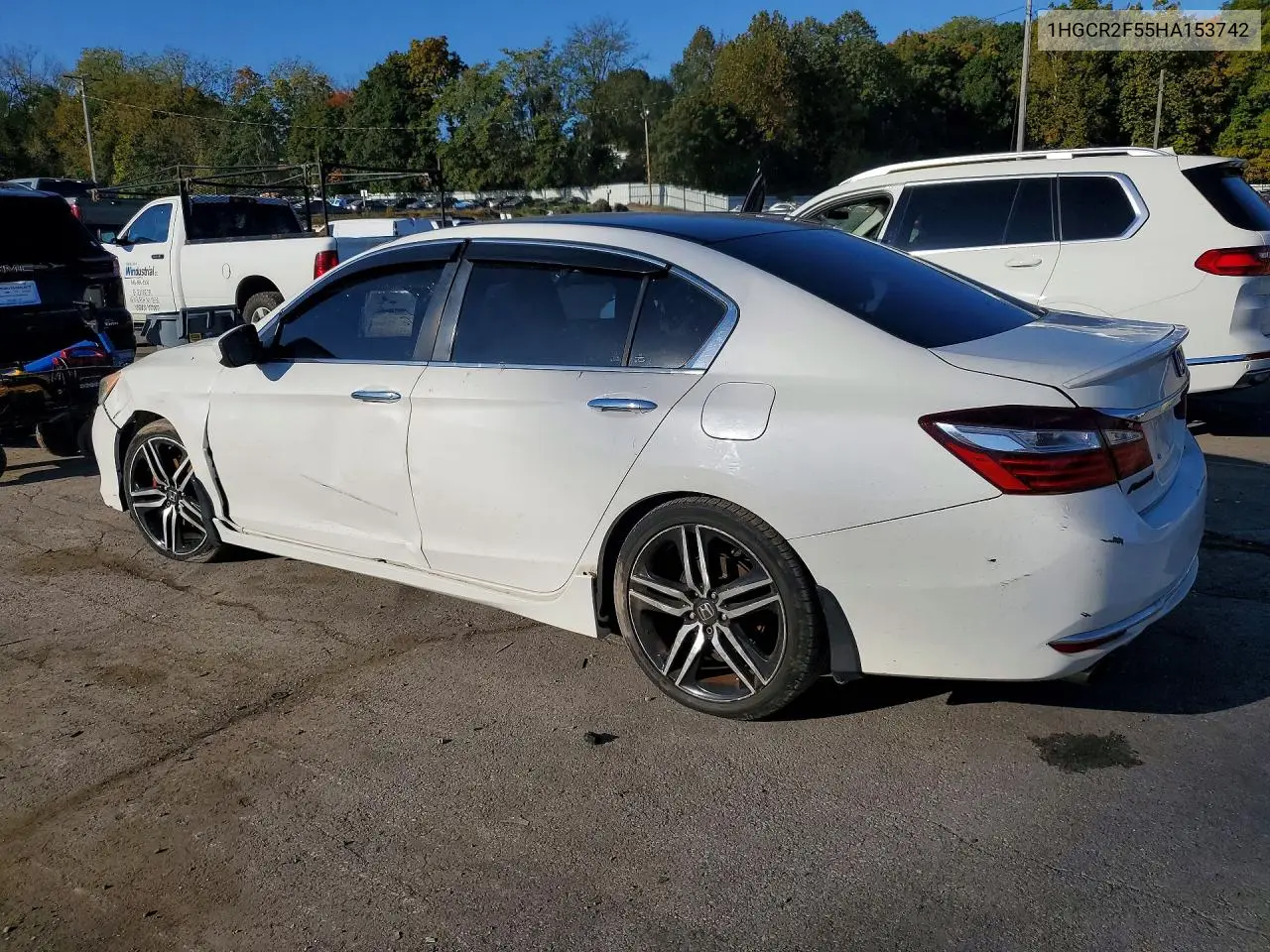 2017 HONDA ACCORD VIN 1HGCR2F55HA153742 — фото 2