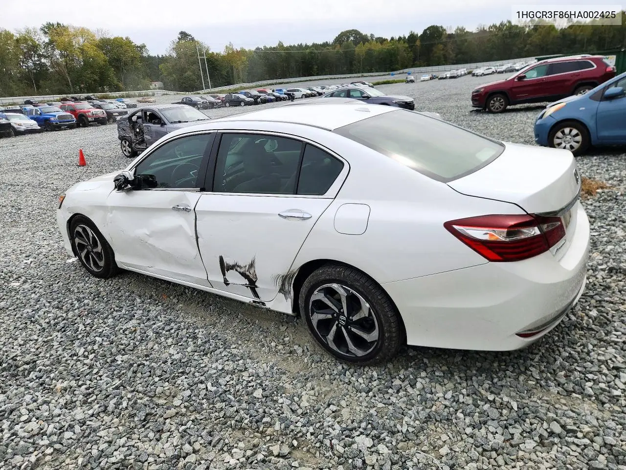 2017 HONDA ACCORD VIN 1HGCR3F86HA002425 — фото 2