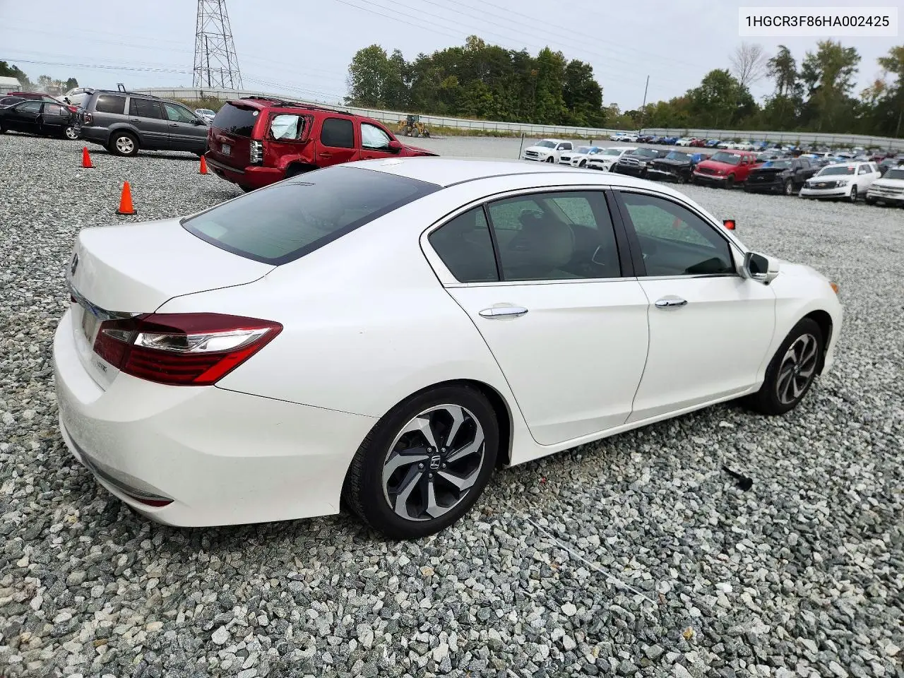 2017 HONDA ACCORD VIN 1HGCR3F86HA002425 — фото 3