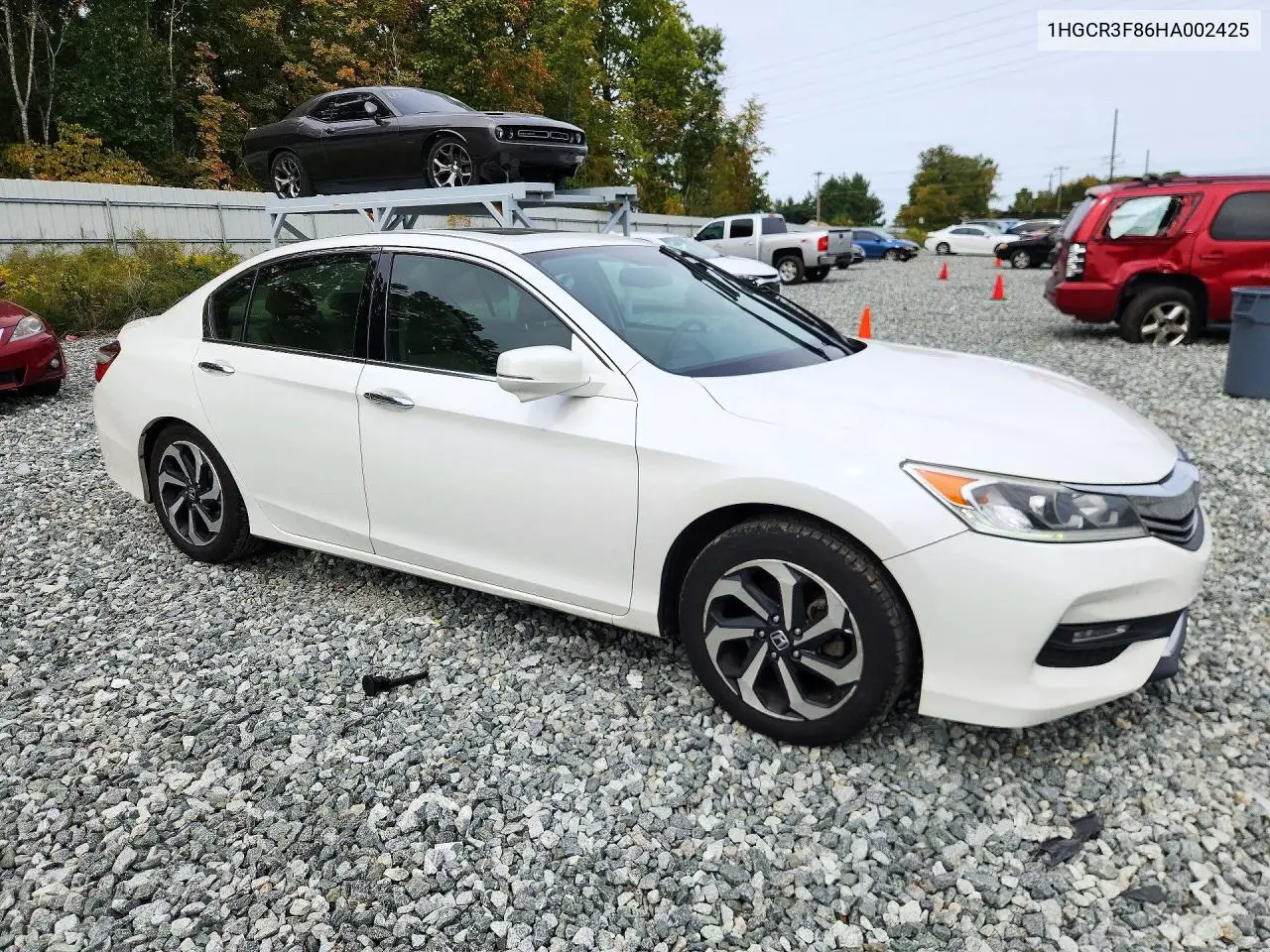 2017 HONDA ACCORD VIN 1HGCR3F86HA002425 — фото 4