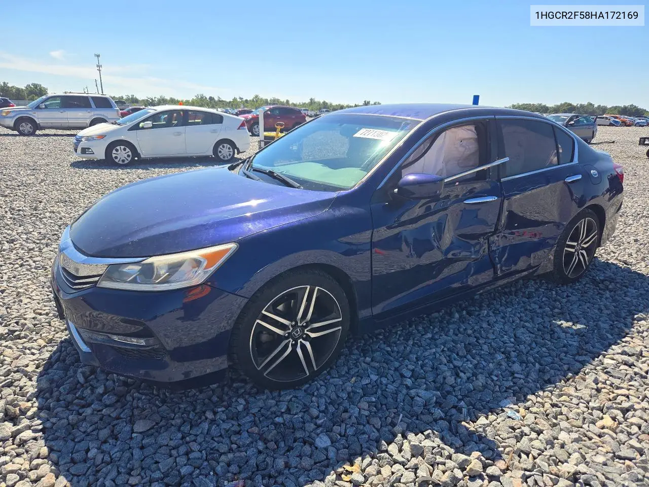 HONDA ACCORD 2017, VIN 1HGCR2F58HA172169