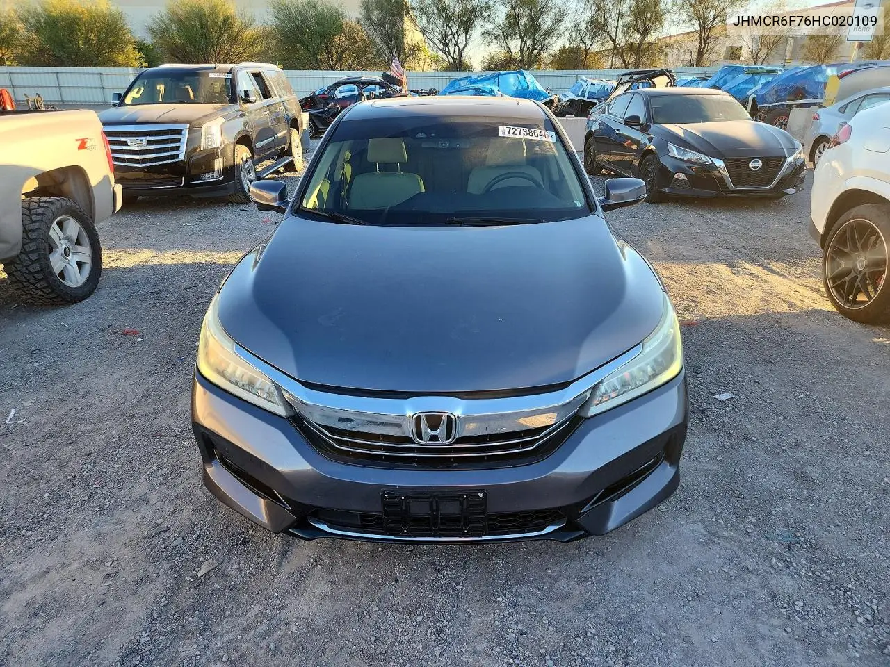 2017 HONDA ACCORD VIN JHMCR6F76HC020109 — фото 5