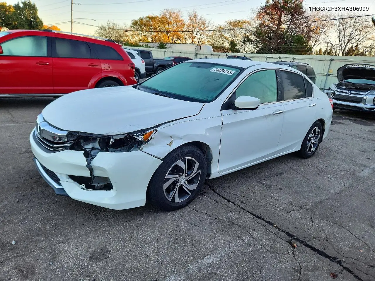 HONDA ACCORD 2017, VIN 1HGCR2F3XHA306999