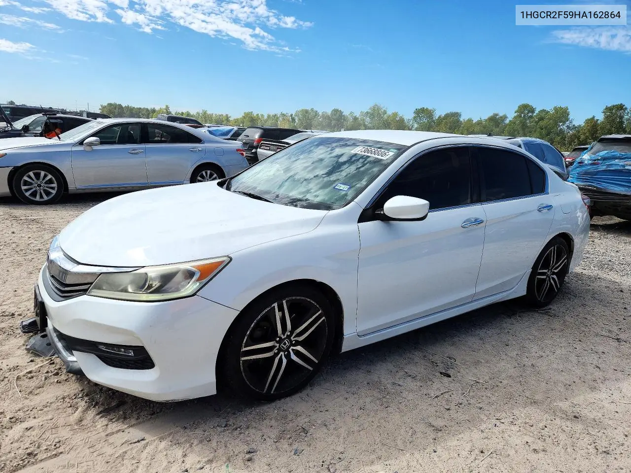 HONDA ACCORD 2017, VIN 1HGCR2F59HA162864