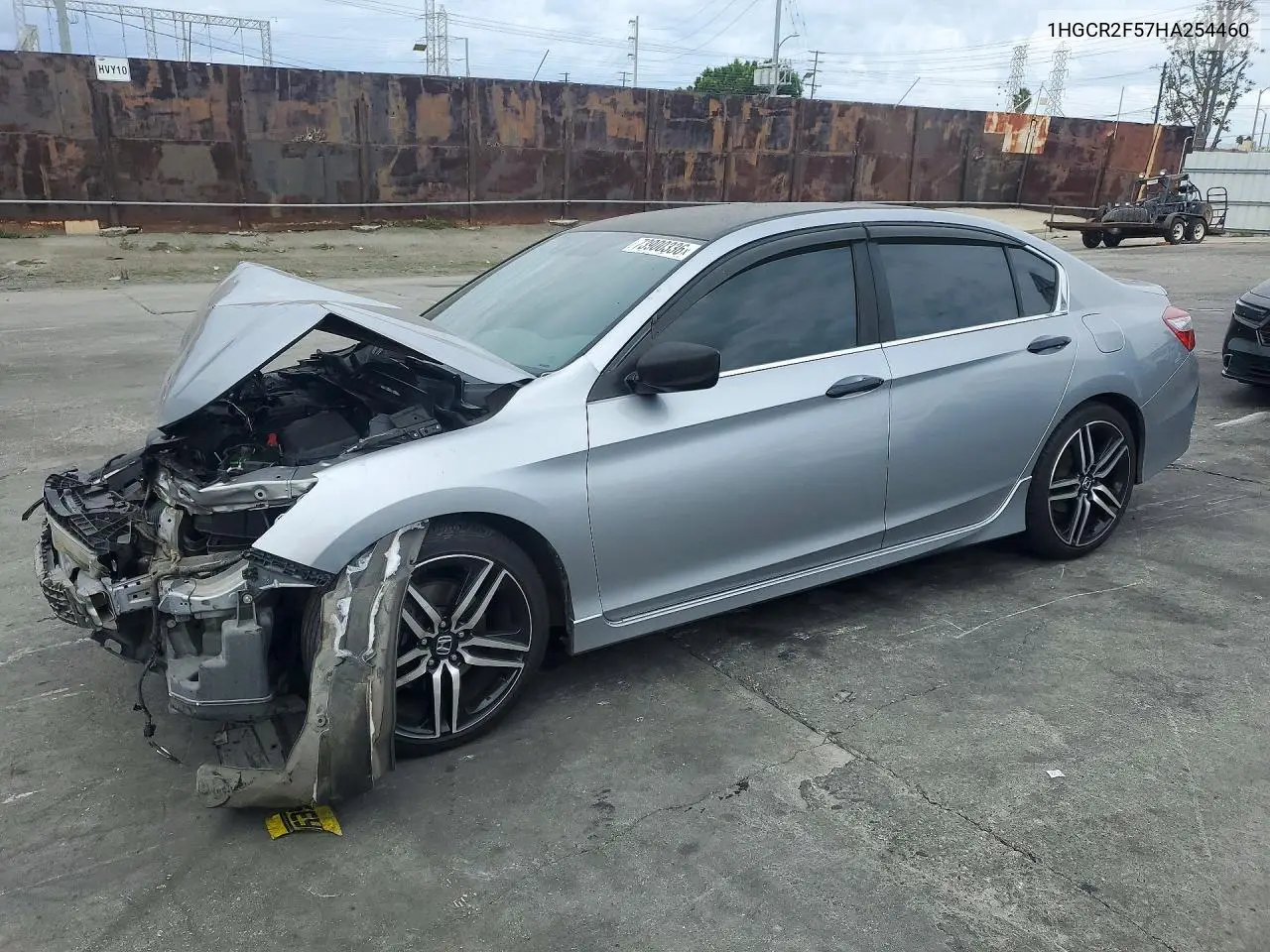 HONDA ACCORD 2017, VIN 1HGCR2F57HA254460