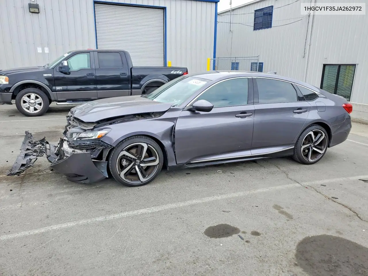 HONDA ACCORD 2018, VIN 1HGCV1F35JA262972