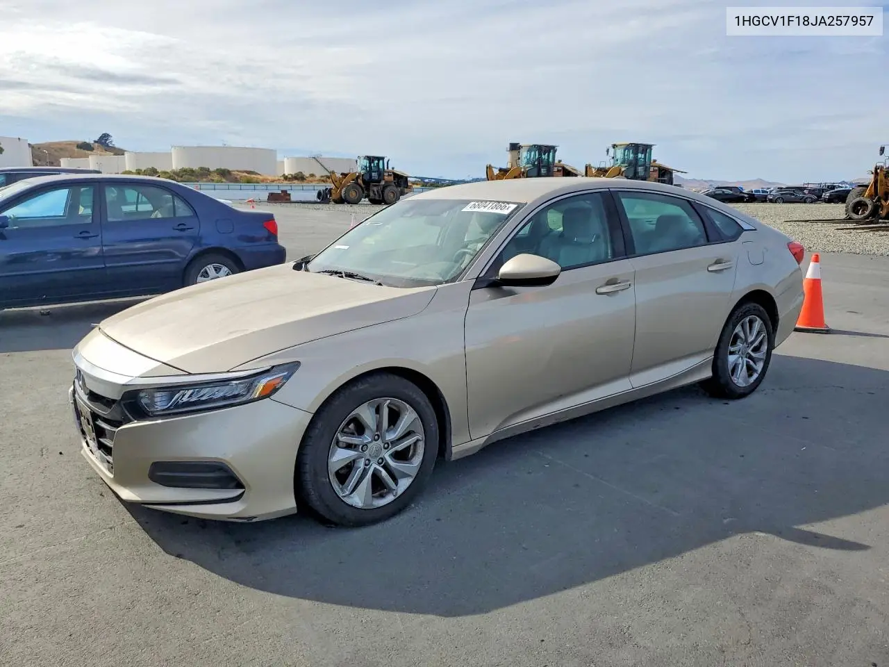 HONDA ACCORD 2018, VIN 1HGCV1F18JA257957