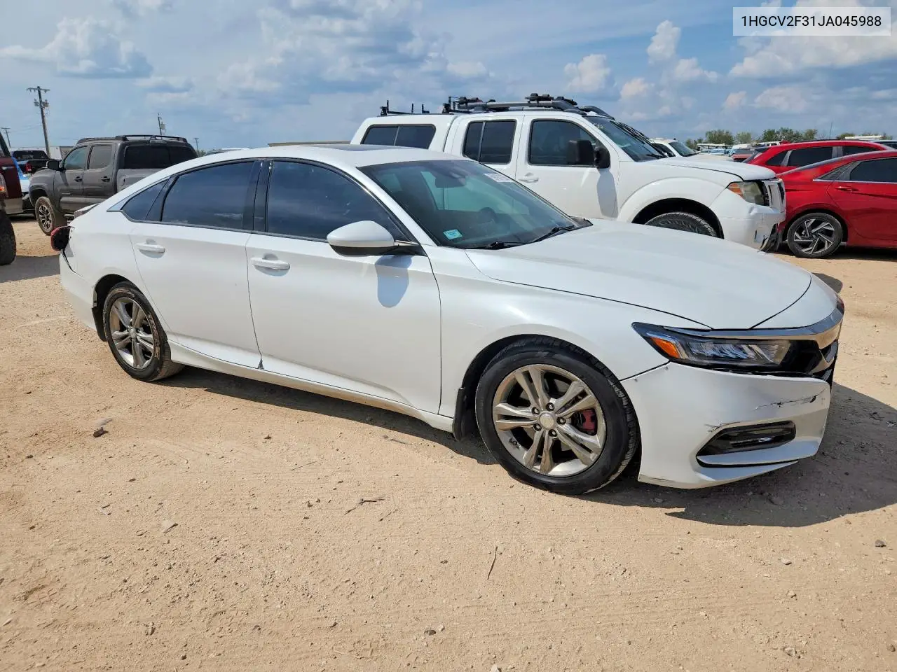 2018 HONDA ACCORD VIN 1HGCV2F31JA045988 — фото 4