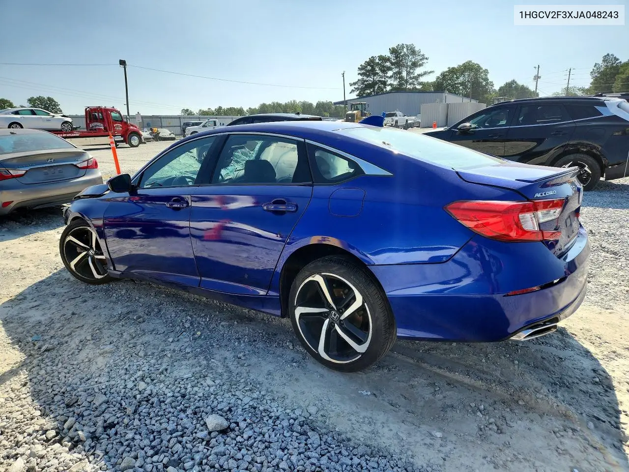 2018 HONDA ACCORD VIN 1HGCV2F3XJA048243 — фото 2
