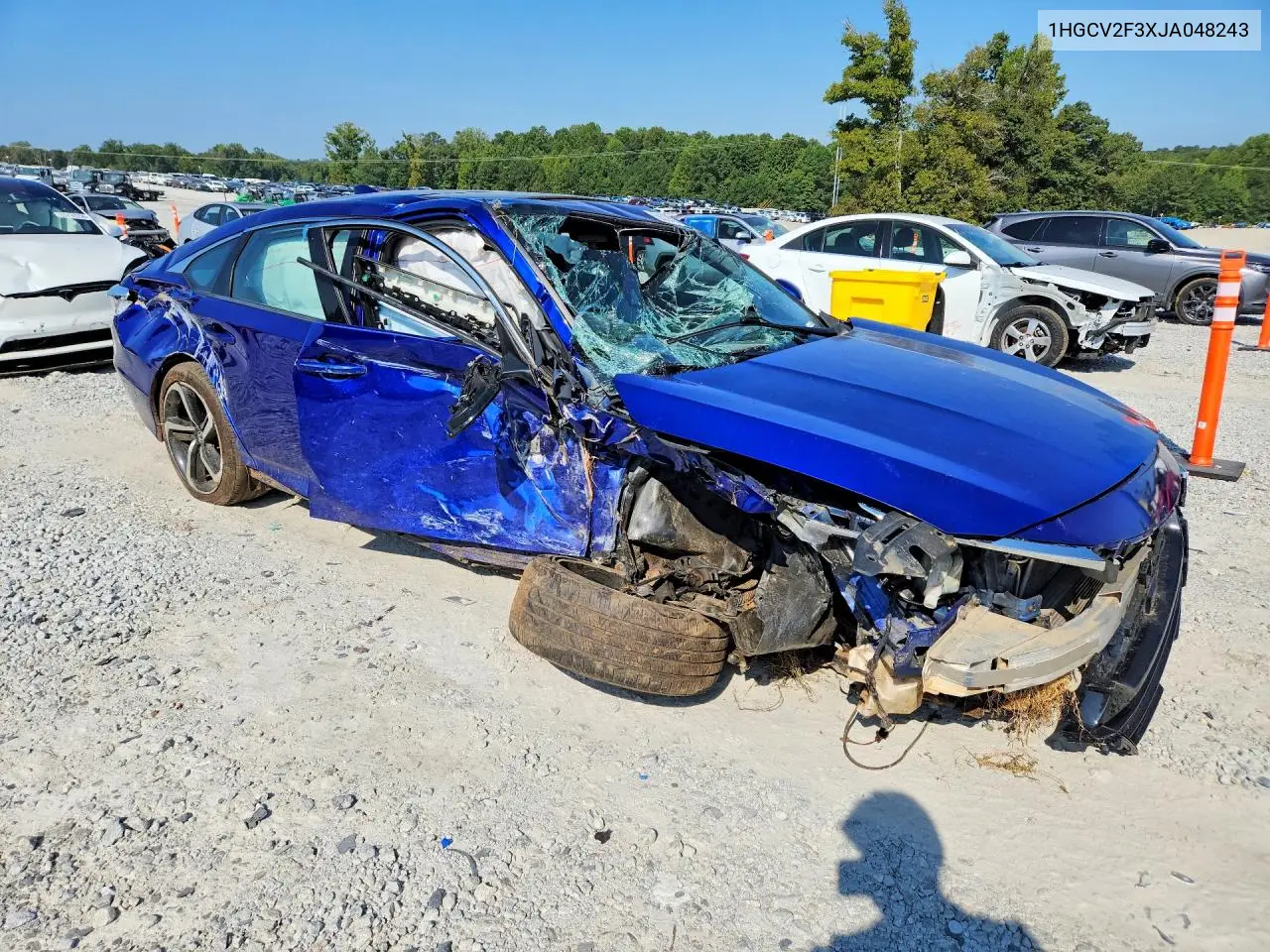 2018 HONDA ACCORD VIN 1HGCV2F3XJA048243 — фото 4
