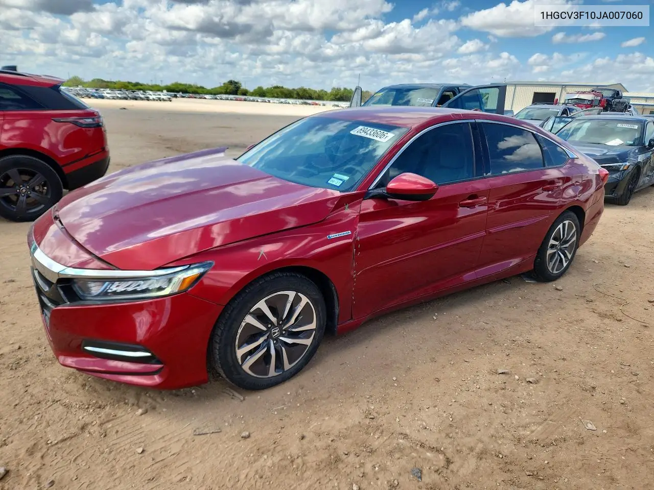 HONDA ACCORD 2018, VIN 1HGCV3F10JA007060