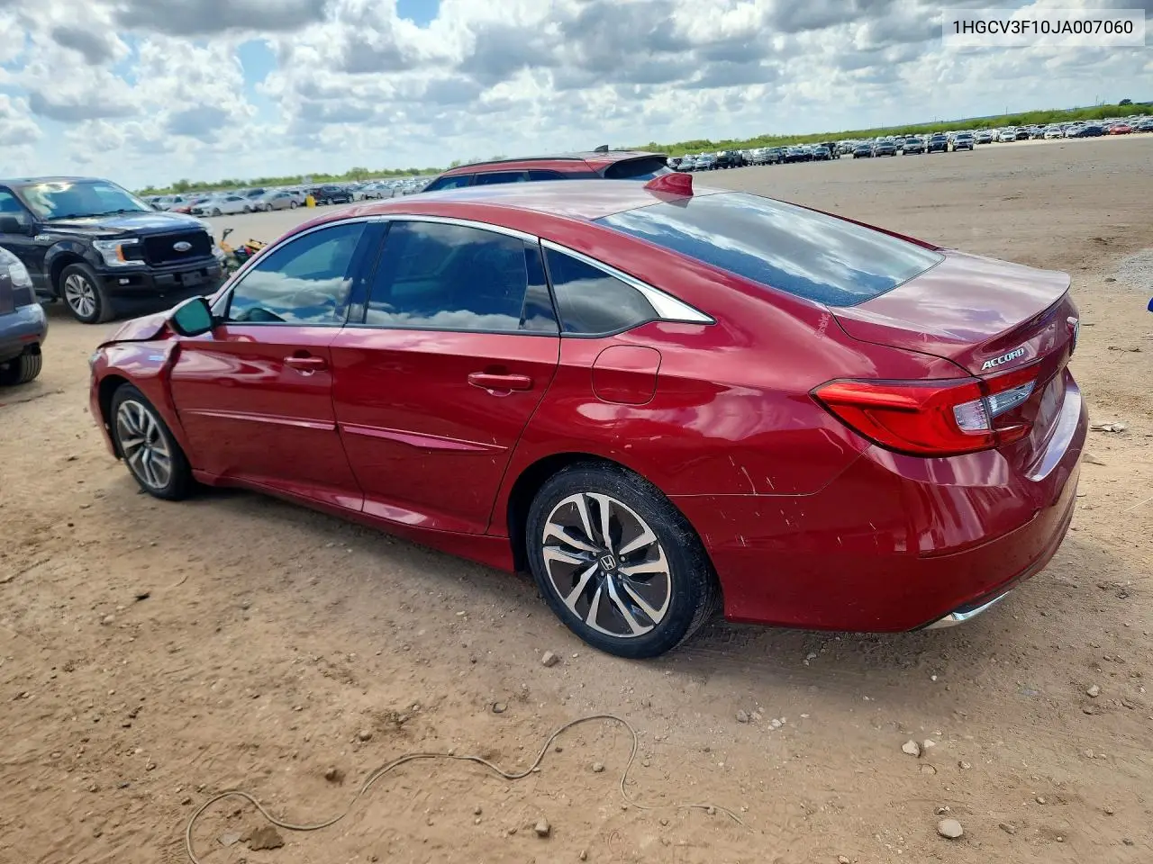 2018 HONDA ACCORD VIN 1HGCV3F10JA007060 — фото 2
