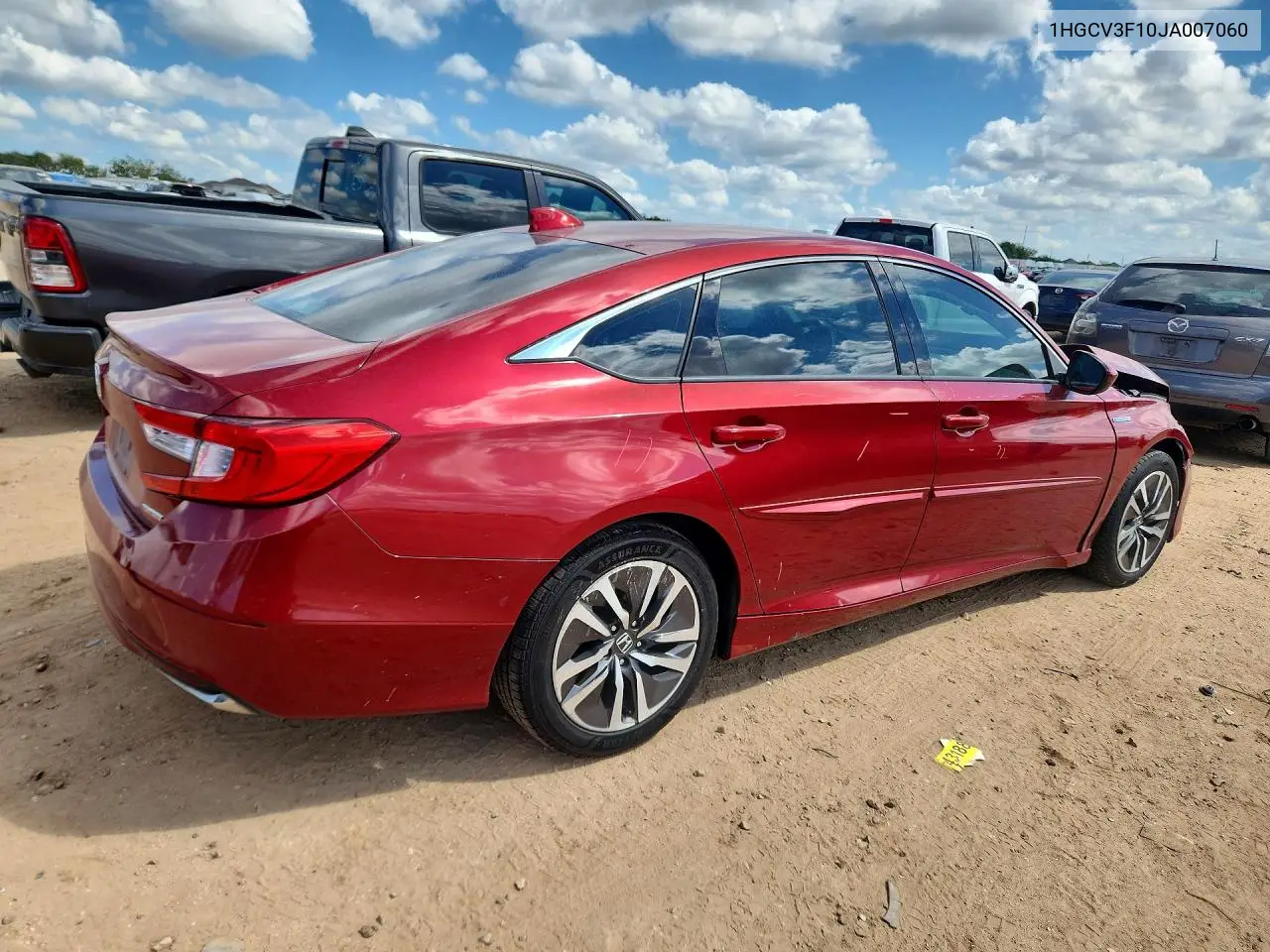 2018 HONDA ACCORD VIN 1HGCV3F10JA007060 — фото 3