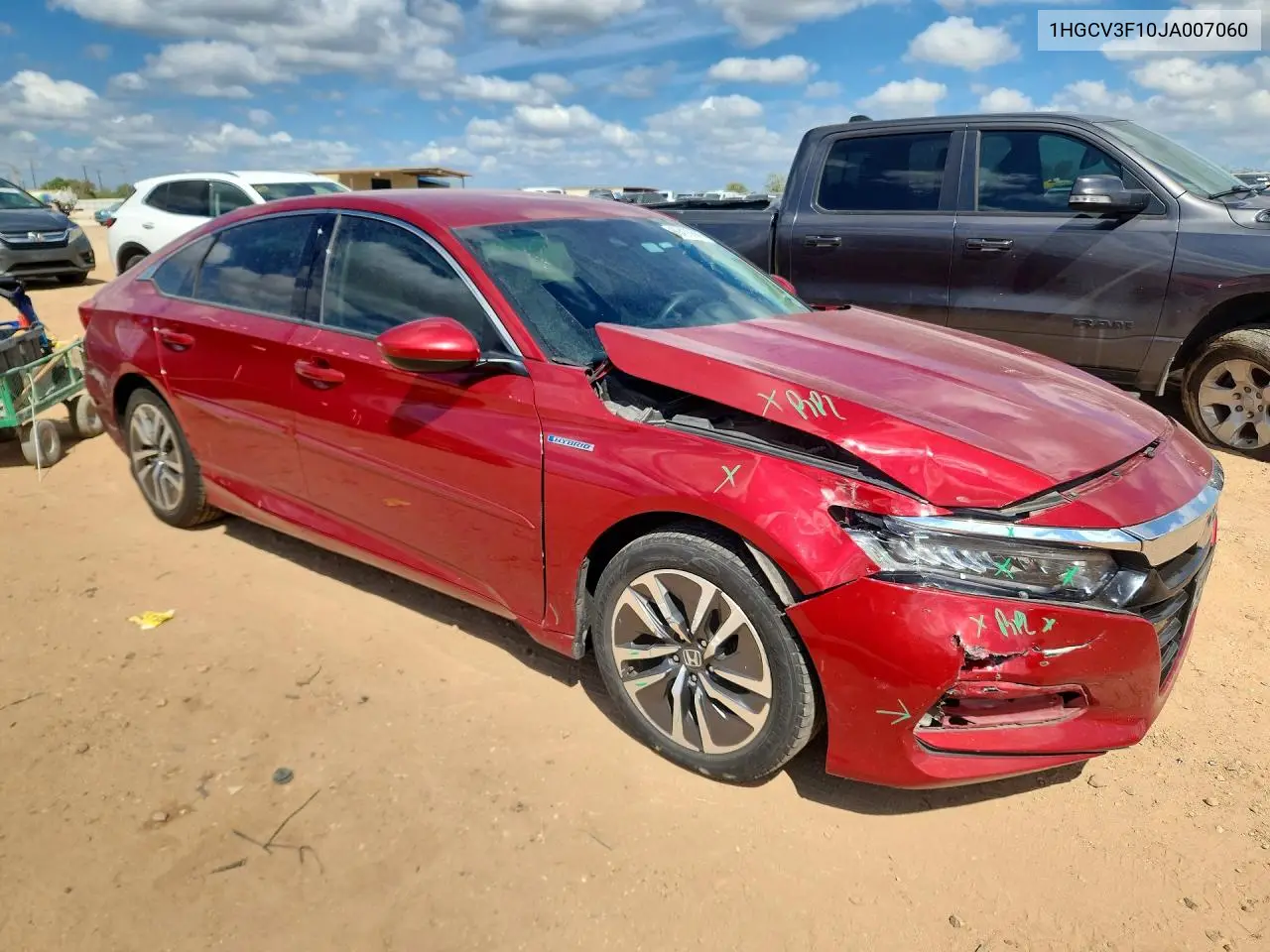 2018 HONDA ACCORD VIN 1HGCV3F10JA007060 — фото 4
