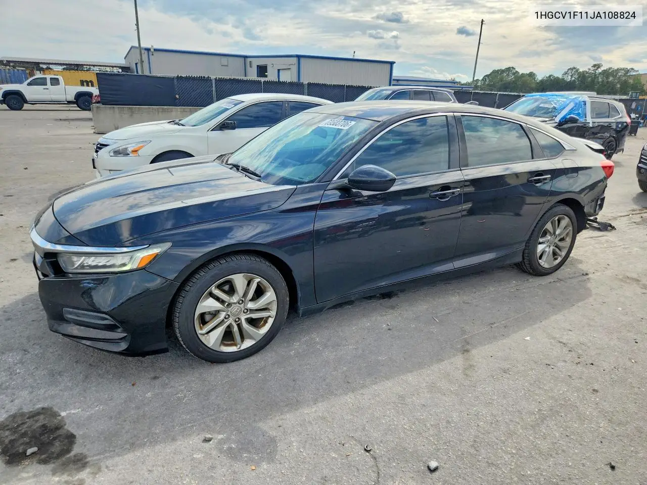 HONDA ACCORD 2018, VIN 1HGCV1F11JA108824