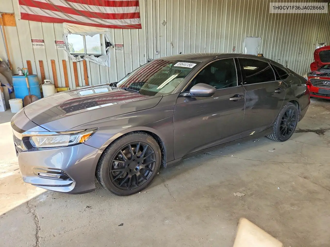 HONDA ACCORD 2018, VIN 1HGCV1F36JA028663