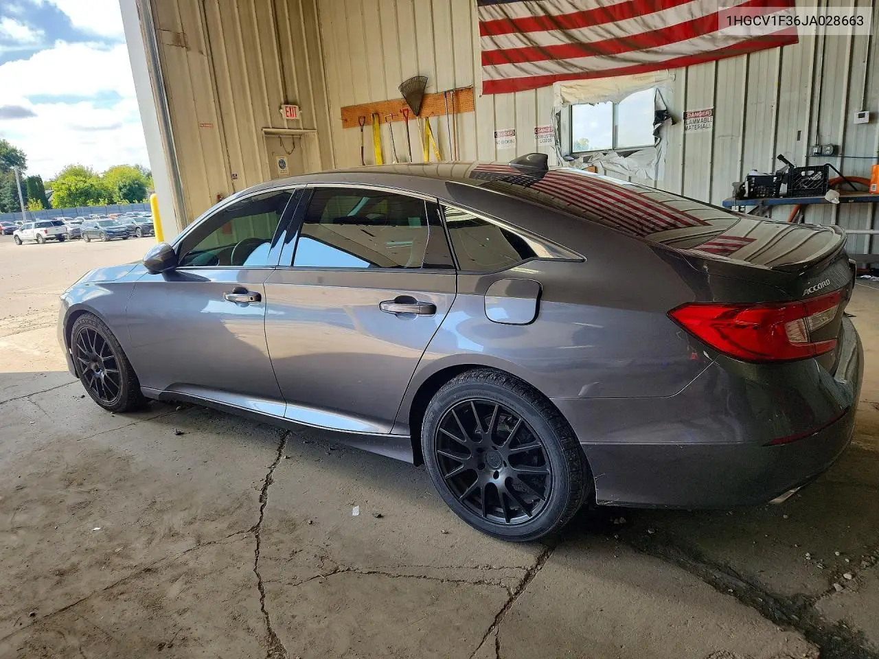 2018 HONDA ACCORD VIN 1HGCV1F36JA028663 — фото 2