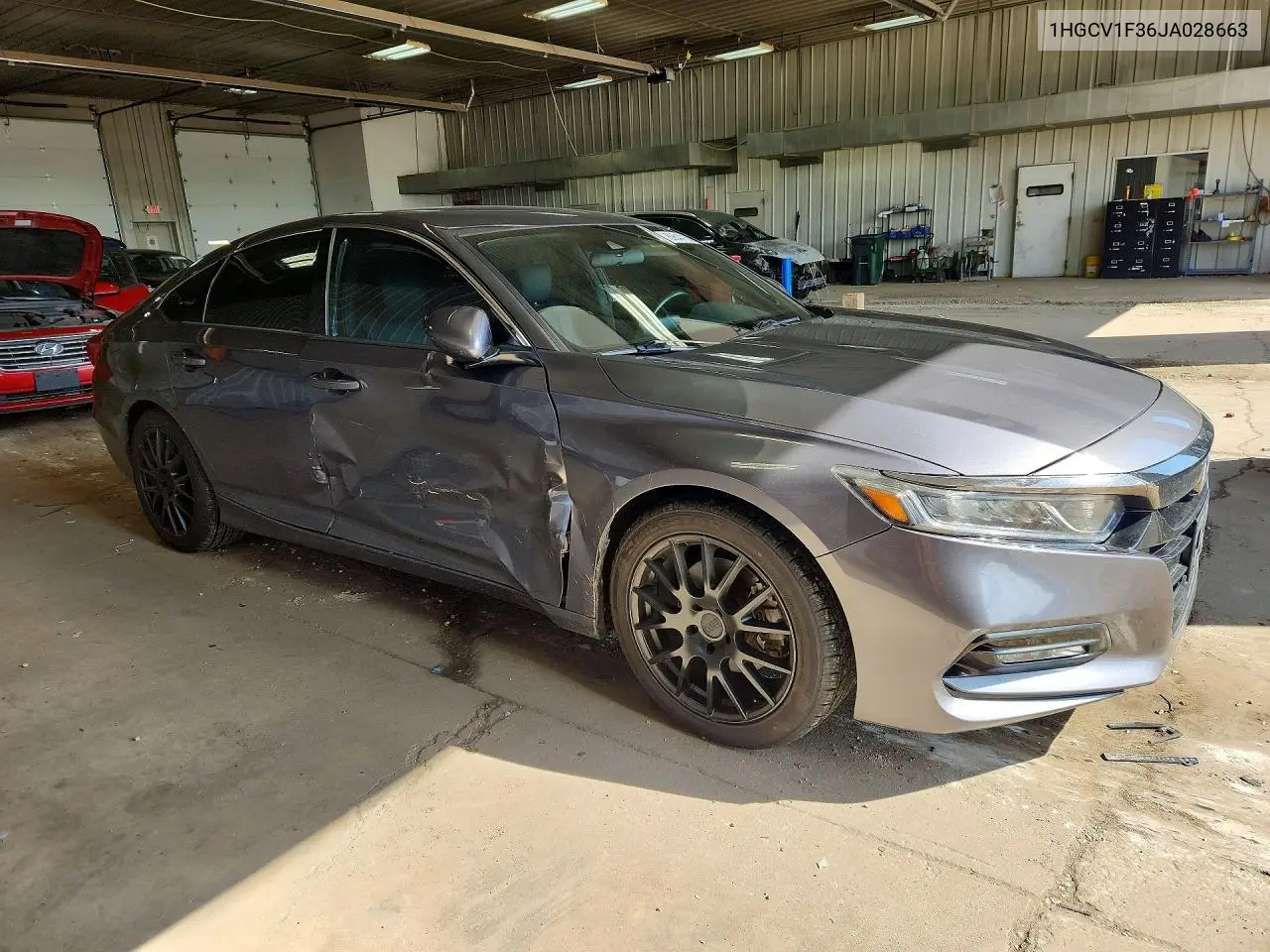 2018 HONDA ACCORD VIN 1HGCV1F36JA028663 — фото 4