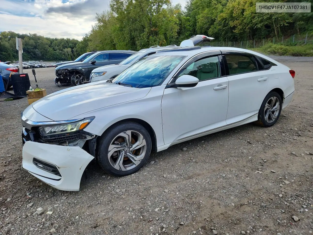HONDA ACCORD 2018, VIN 1HGCV1F47JA107381
