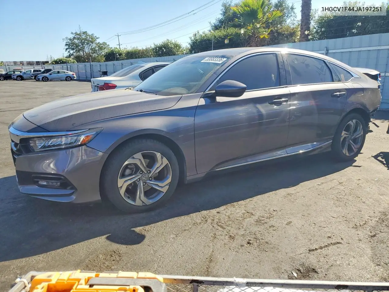 HONDA ACCORD 2018, VIN 1HGCV1F44JA197251