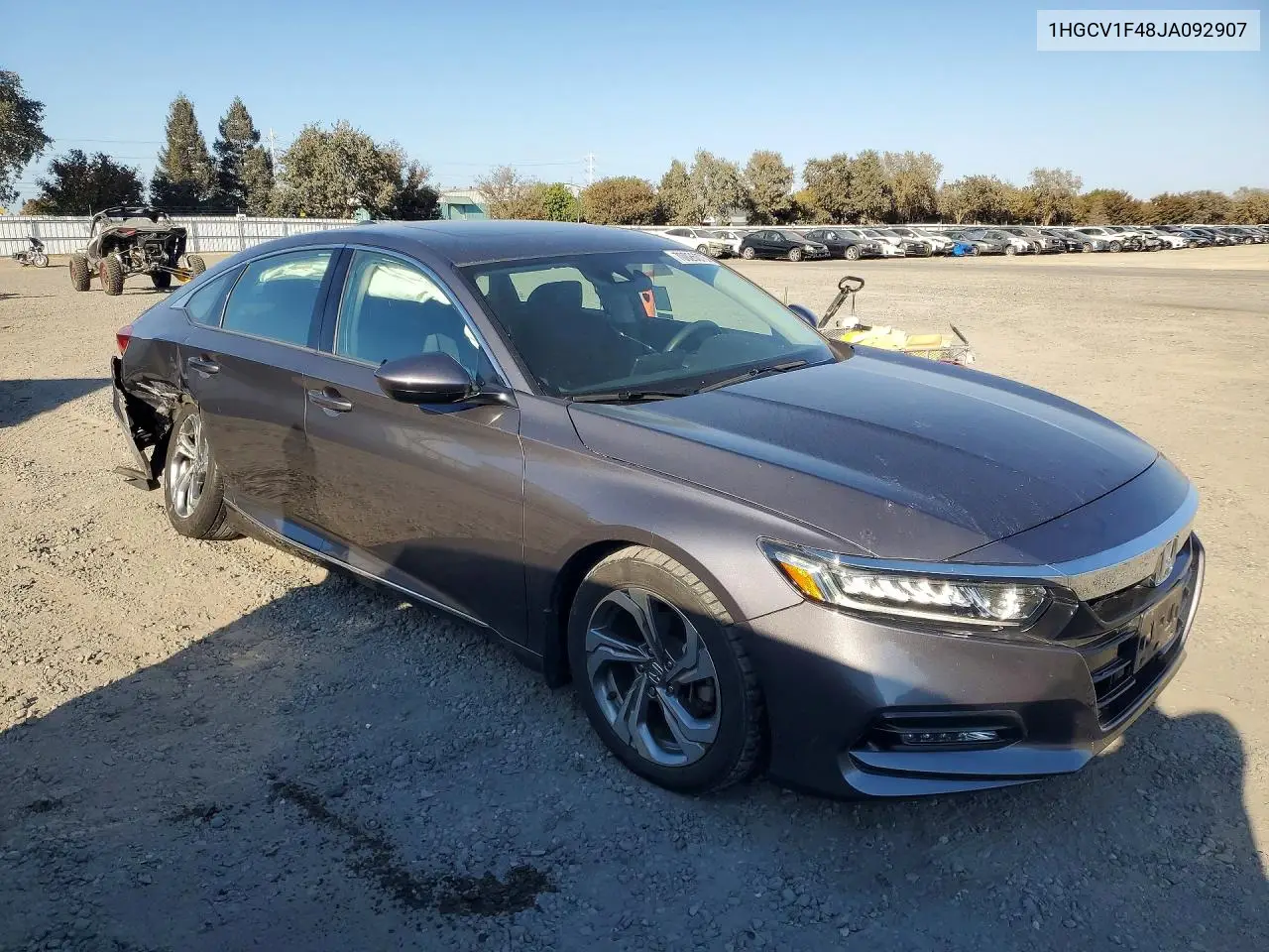 2018 HONDA ACCORD VIN 1HGCV1F48JA092907 — фото 4