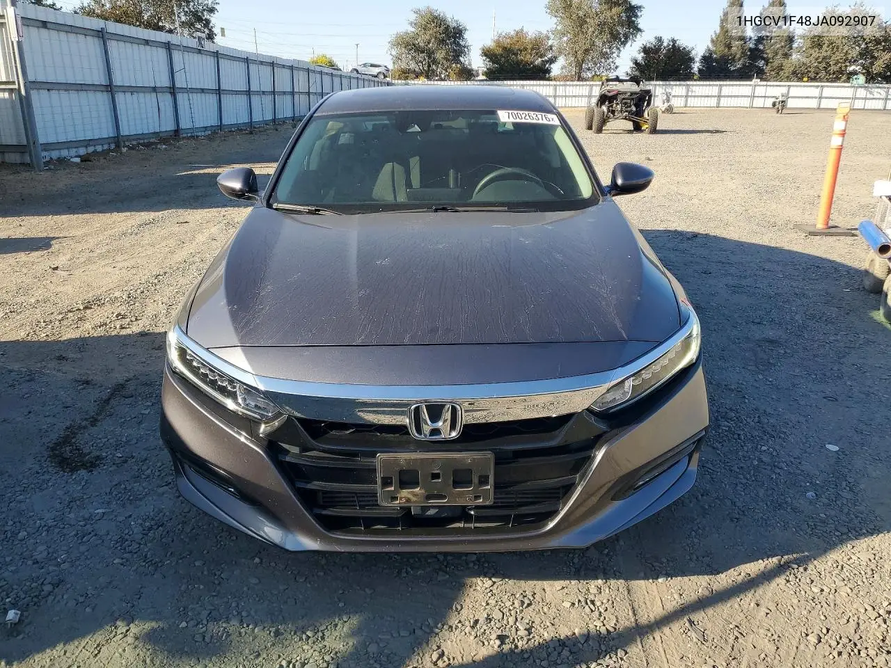 2018 HONDA ACCORD VIN 1HGCV1F48JA092907 — фото 5