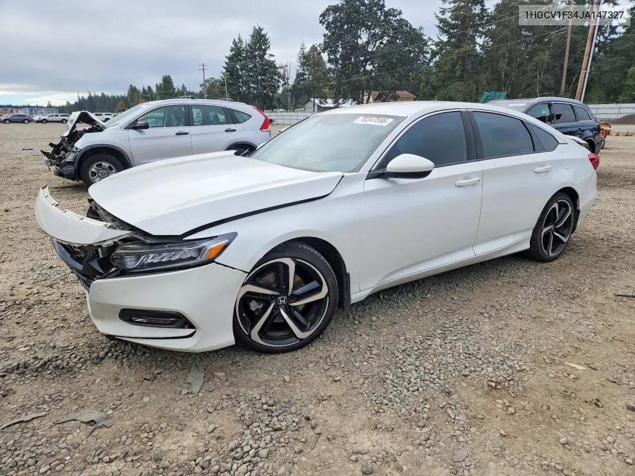 HONDA ACCORD 2018, VIN 1HGCV1F34JA147327