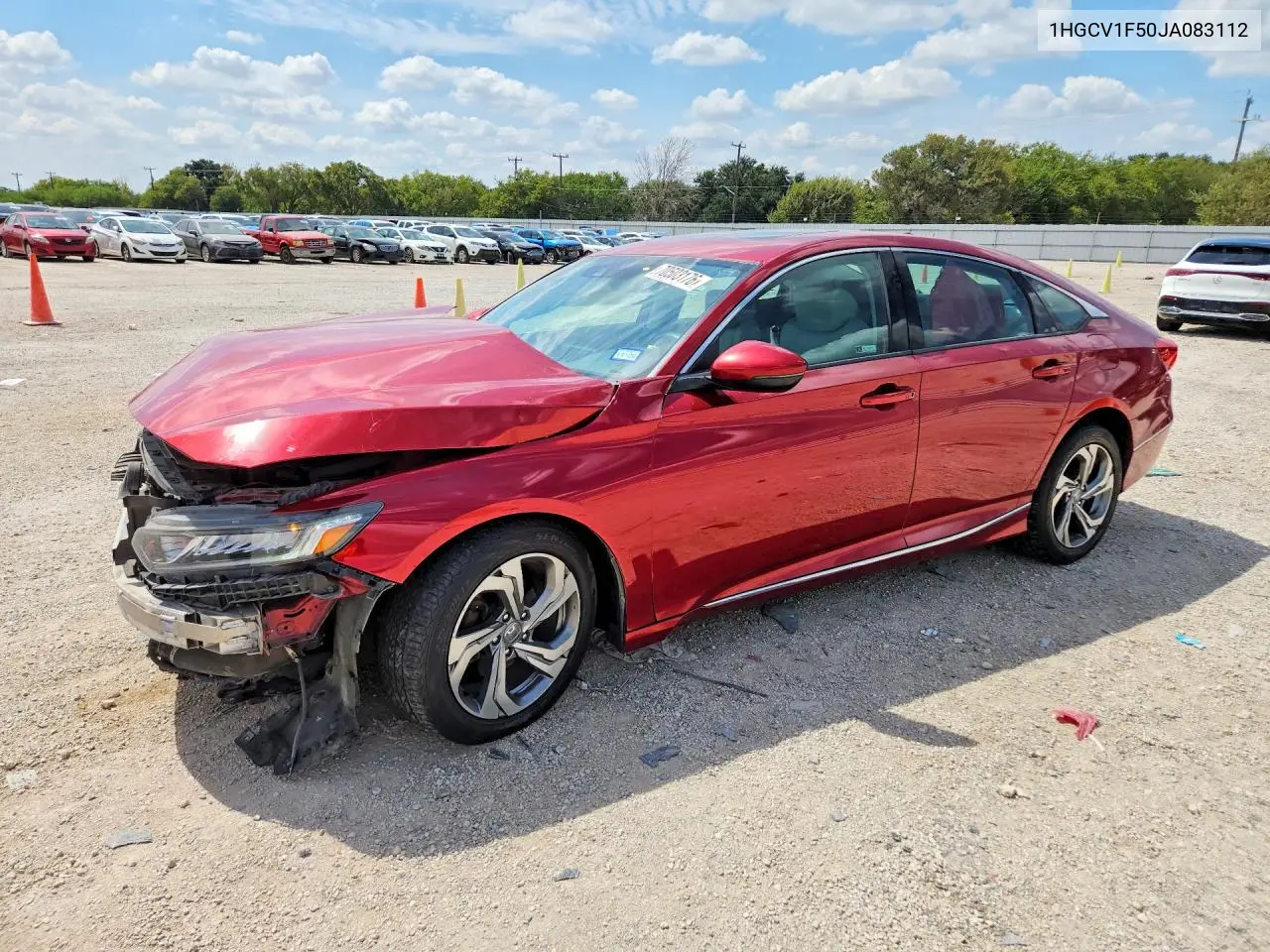 HONDA ACCORD 2018, VIN 1HGCV1F50JA083112
