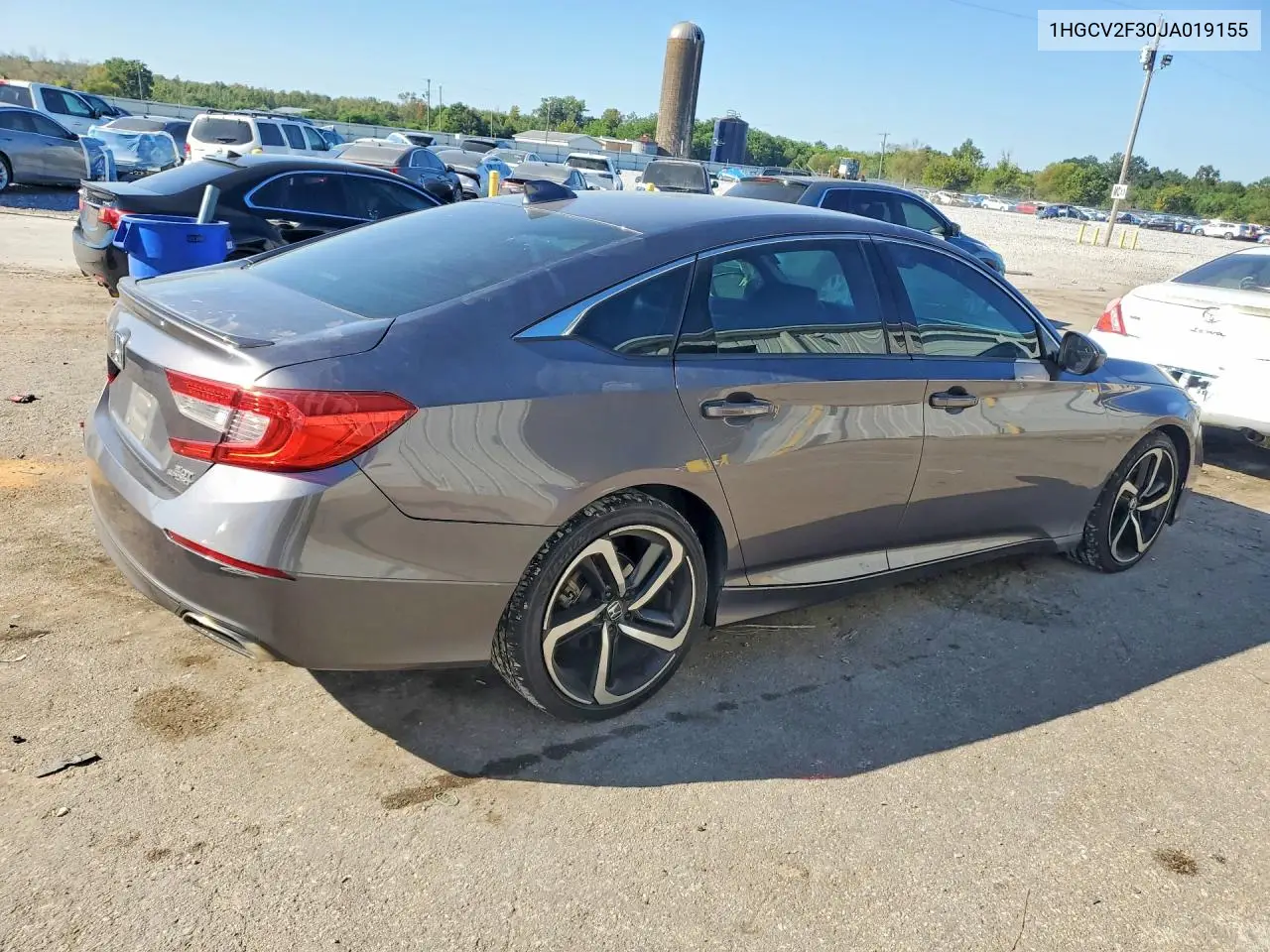 2018 HONDA ACCORD VIN 1HGCV2F30JA019155 — фото 3