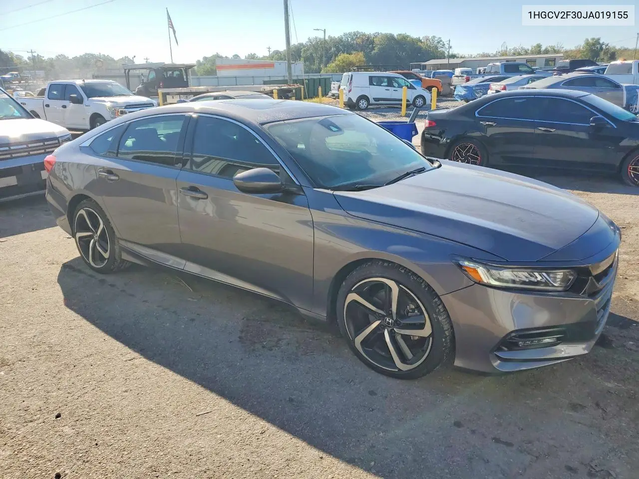 2018 HONDA ACCORD VIN 1HGCV2F30JA019155 — фото 4