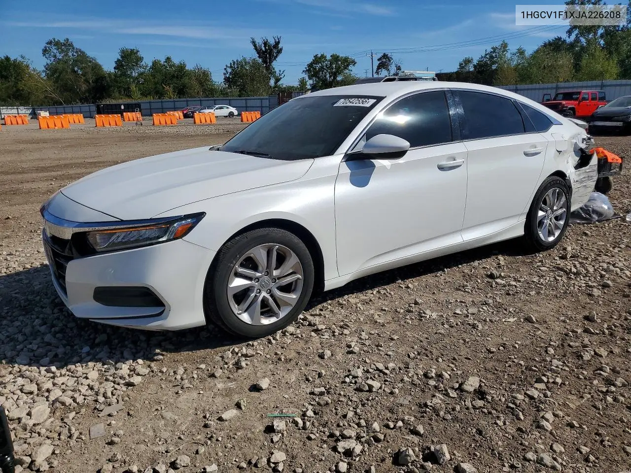 HONDA ACCORD 2018, VIN 1HGCV1F1XJA226208