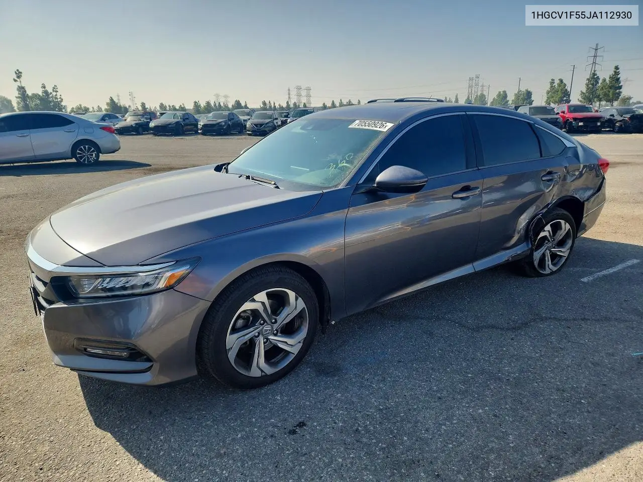 HONDA ACCORD 2018, VIN 1HGCV1F55JA112930
