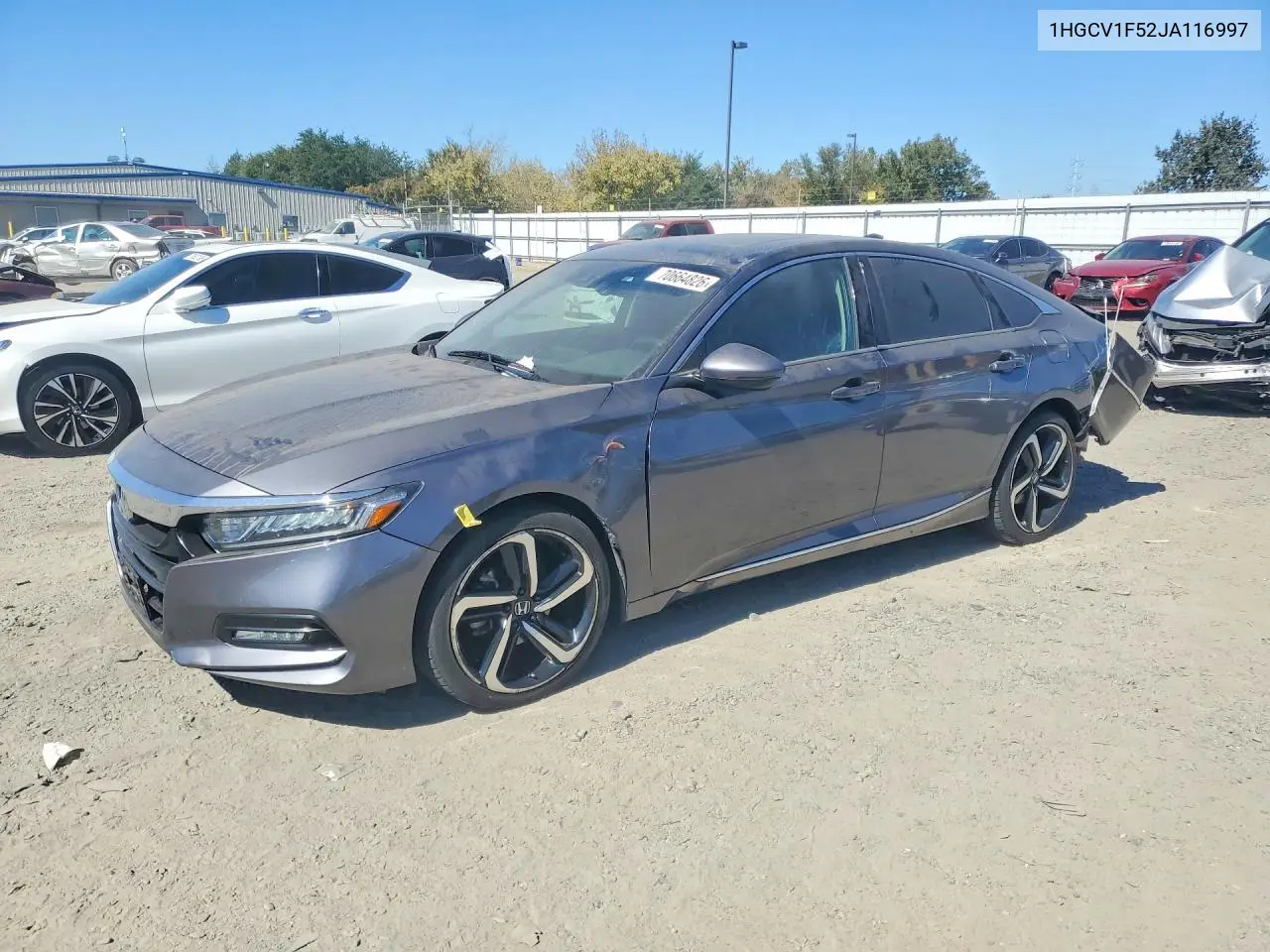 HONDA ACCORD 2018, VIN 1HGCV1F52JA116997